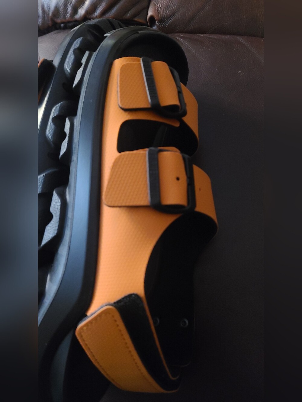 Birkenstock Mogami Terra Orange Two-Strap Sandals EU 41 - Picture 6 of 7